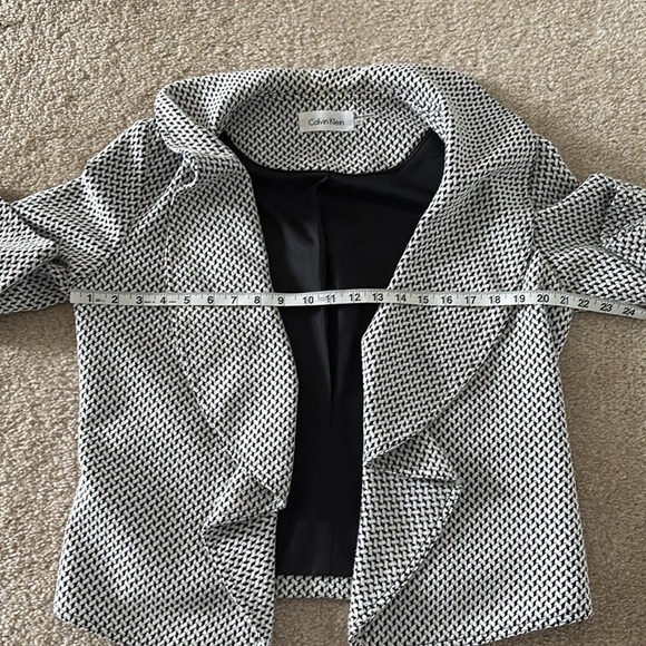 Women's Calvin Klein Black and White Jacket - Picture 9 of 9